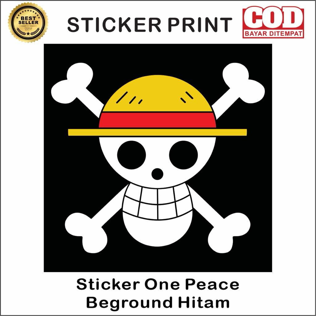 

sticker one peace viral sticker print bisa custom gambar sesuai selera