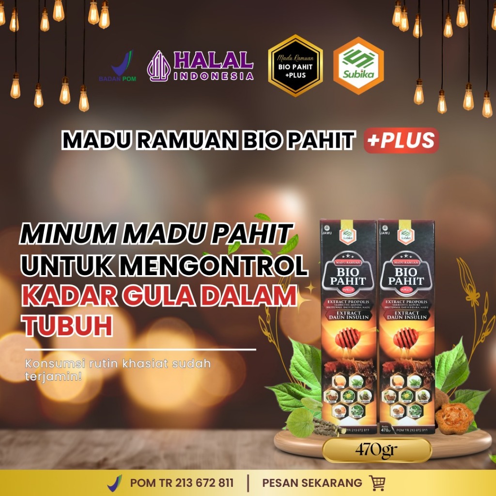 

Madu Hitam Pahit Ramuan Bio Pahit bySubika Herbal 280gr & 470gr