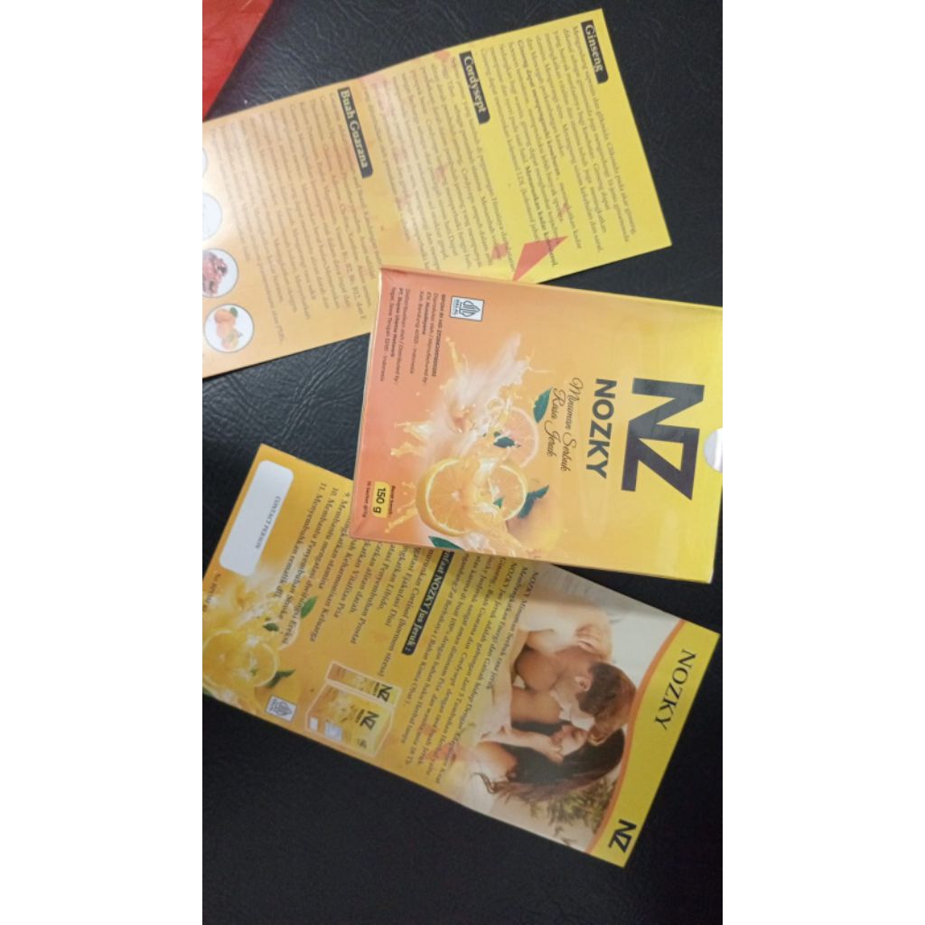 NZ Nozky rasa jeruk pengganti agneta rasa anggur 10 sach