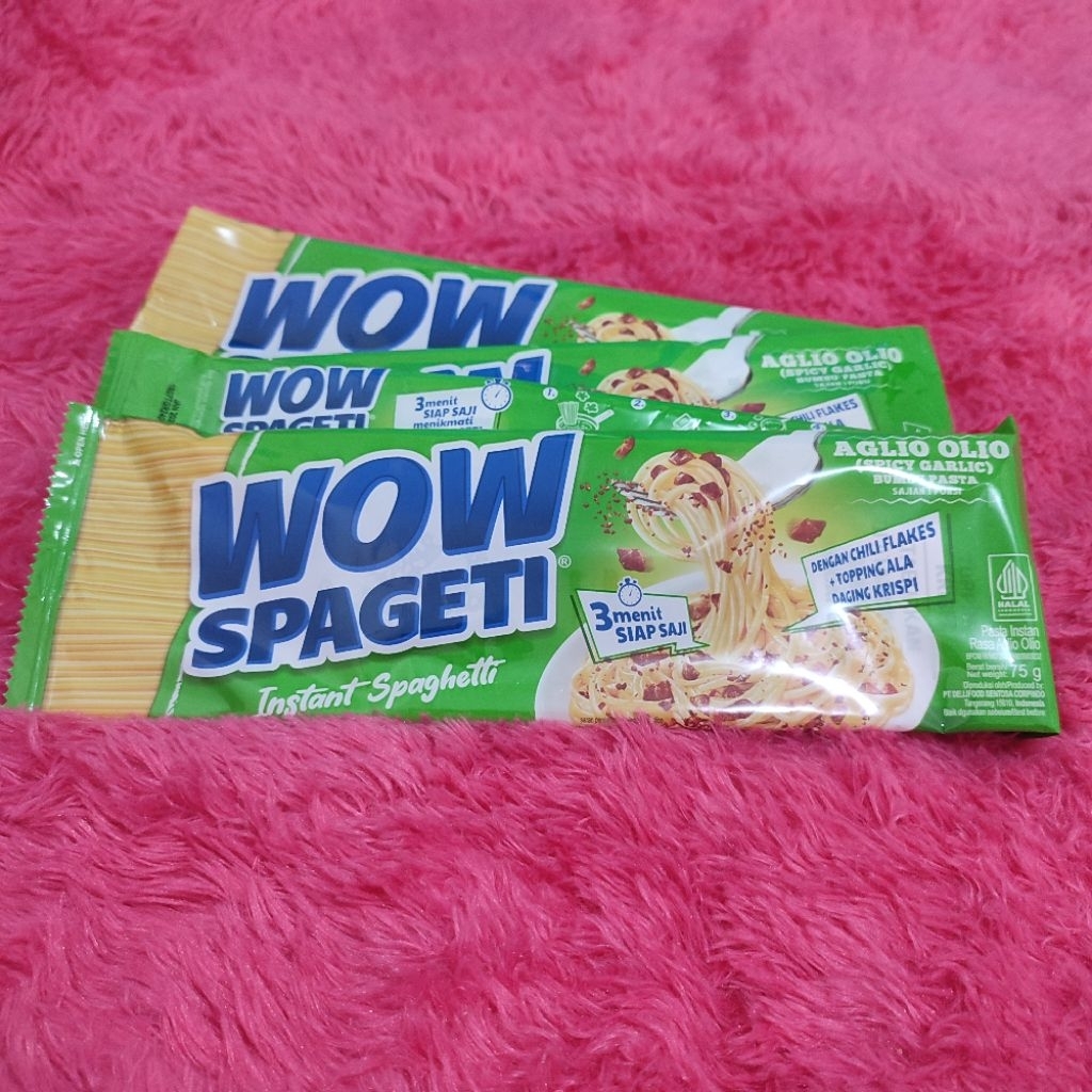 

Wow Spageti Instant Aglio Olio