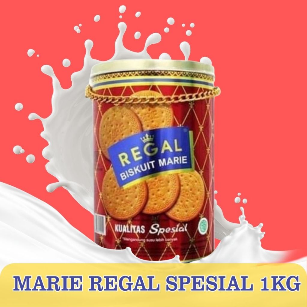 

Regal Biskuit Marie Kaleng 1kg 500gr / Regal Kaleng 1 kg 500gr
