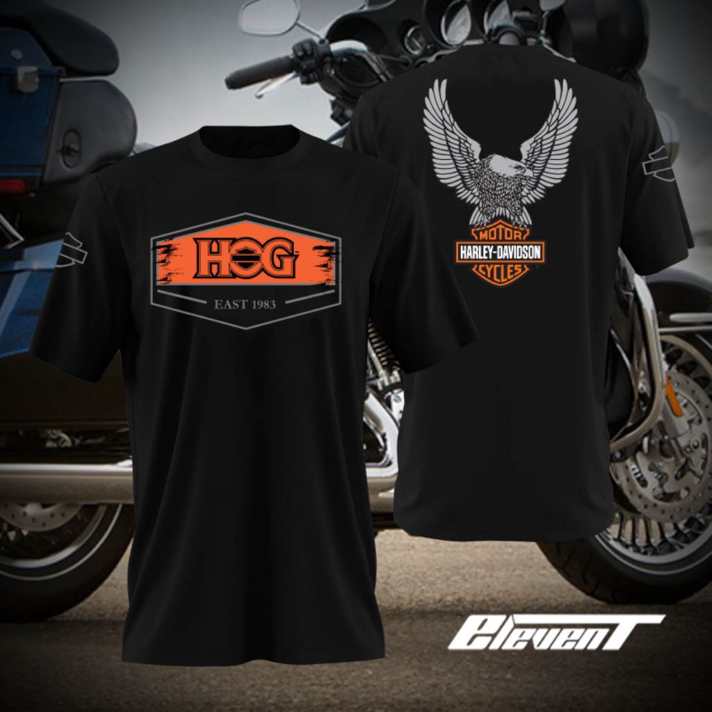 T-Shirt Harley Davidson Classic - Kaos Harley Davidson Pria