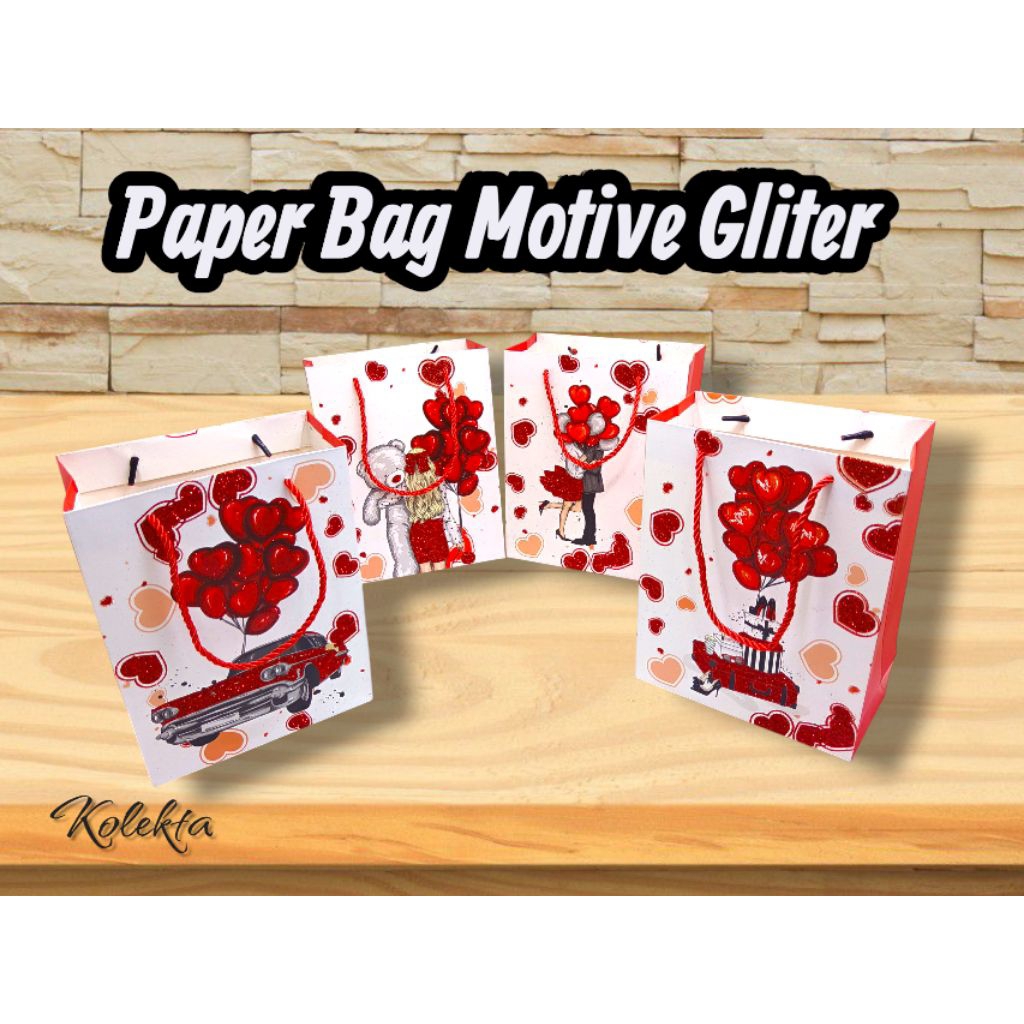 

Paper Bag Motive Gliter BH2286
