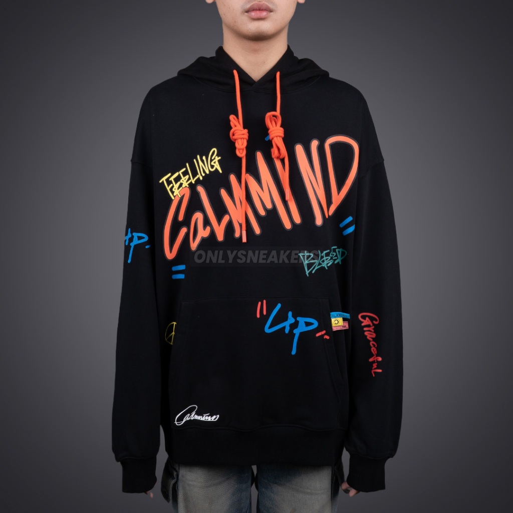 CALMMIND GRAFFITI BLACK HOODIE