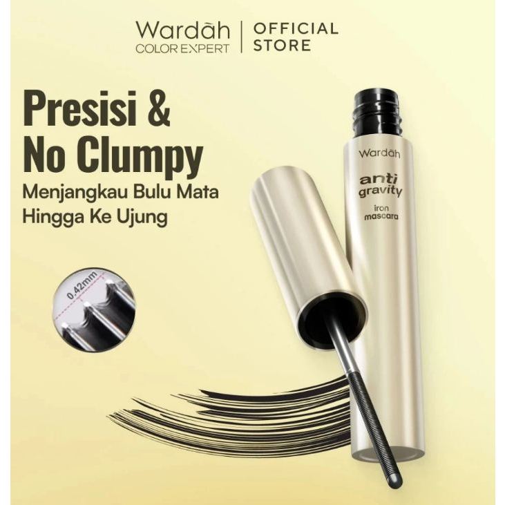 Wardah Anti Gravity Iron Mascara / Wardah Anti Gravity Mascara / Wardah Mascara / Iron Mascara