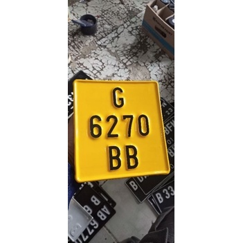 plat nomor vespa clasik plat nomor kotak