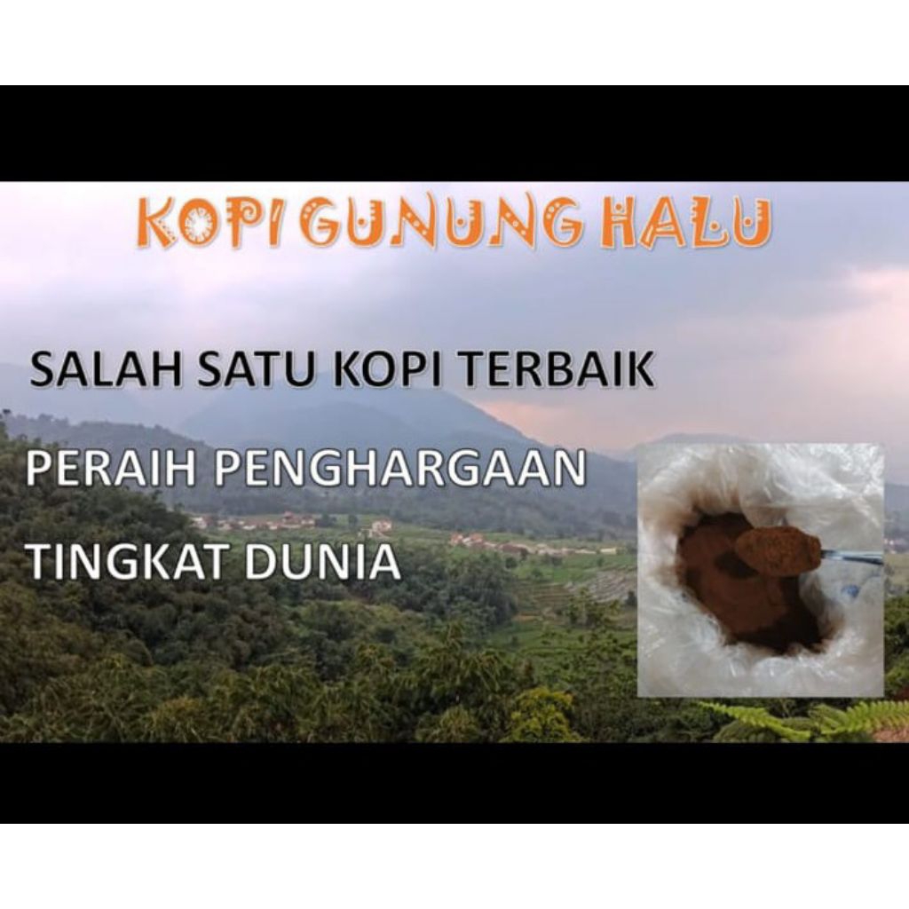 

Kopi bubuk Arabika Gunung Halu Original 1kg