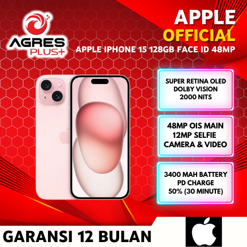 APPLE iPhone 15 Plus 128GB | 256GB 6.7 Inch Garansi Resmi Indonesia iBox