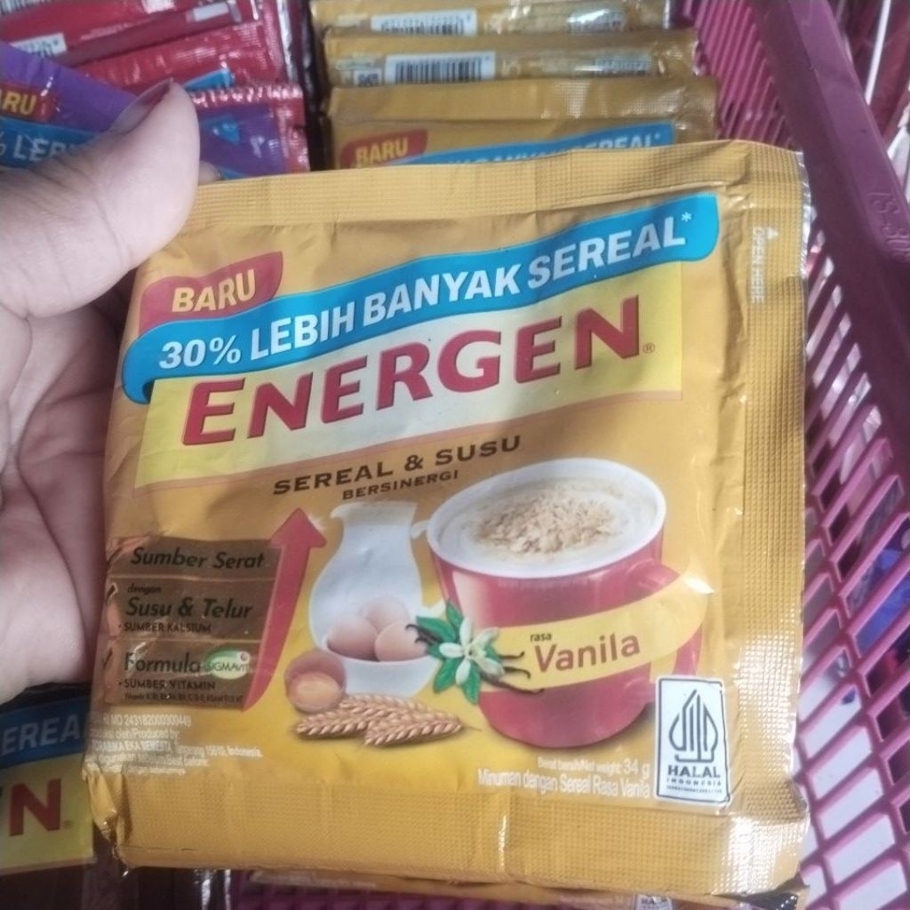 

Energen rasa vanilla 1 saset