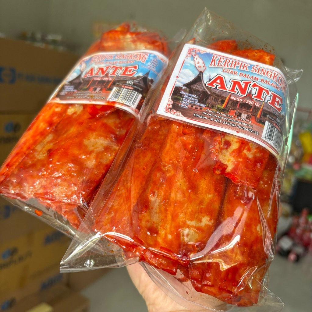 

SINGKONG LAMPUNG SINGKONG BALADO ANTE 200GR ASLI