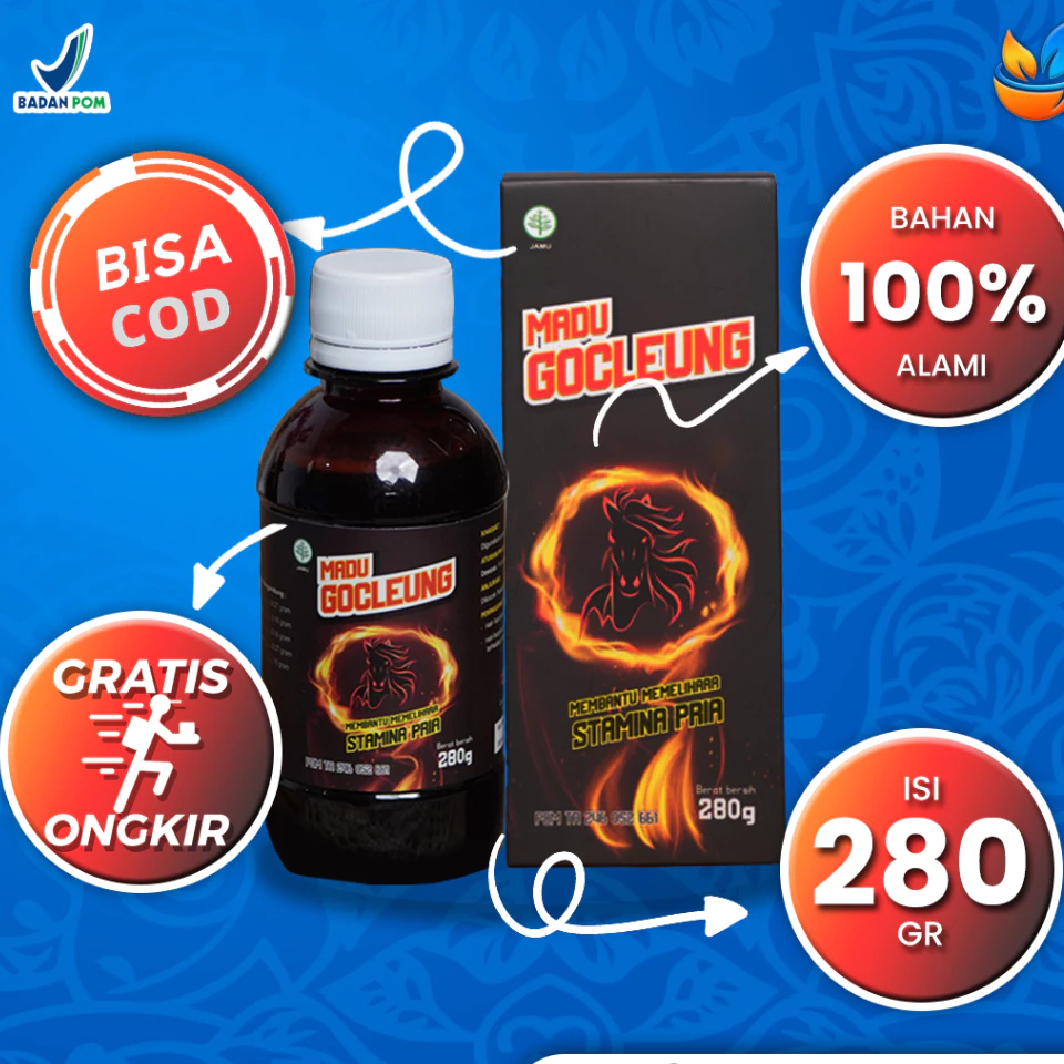 

MADU GOCLEUNG | Madu Alami Stamina Pria Dewasa | Memelihara Stamina dan Kesehatan Pria | 280GR
