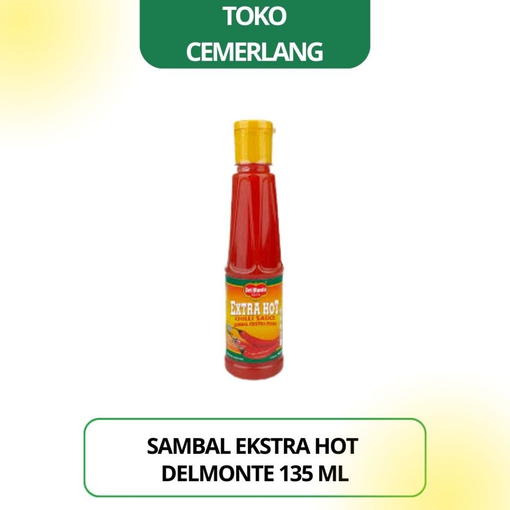 

Saus Sambal Ekstra Hot Pedas Del Monte 135 ml