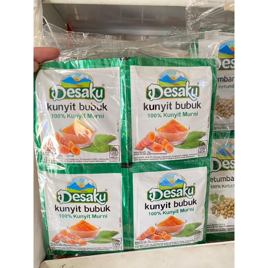 

DESAKU BUMBU INSTANT 1 RENCENG - KUNYIT/ KETUMBAR/ BAWANG PUTIH/ MARINASI/ LADAKU MERICA BUBUK