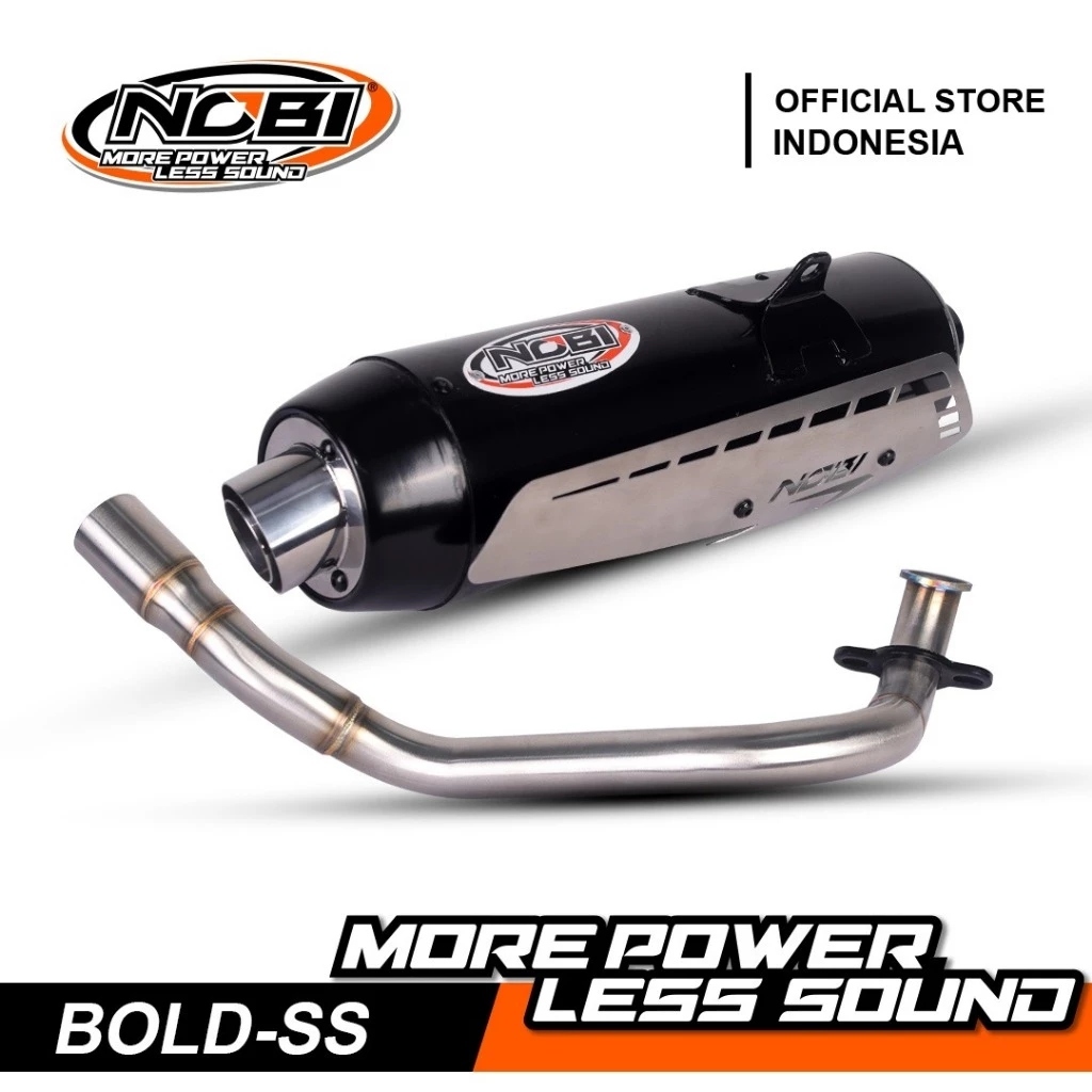 KNALPOT NOB1 TYPE SS ORIGINAL NMAX, AEROX, LEXI, VARIO, PCX, ADV