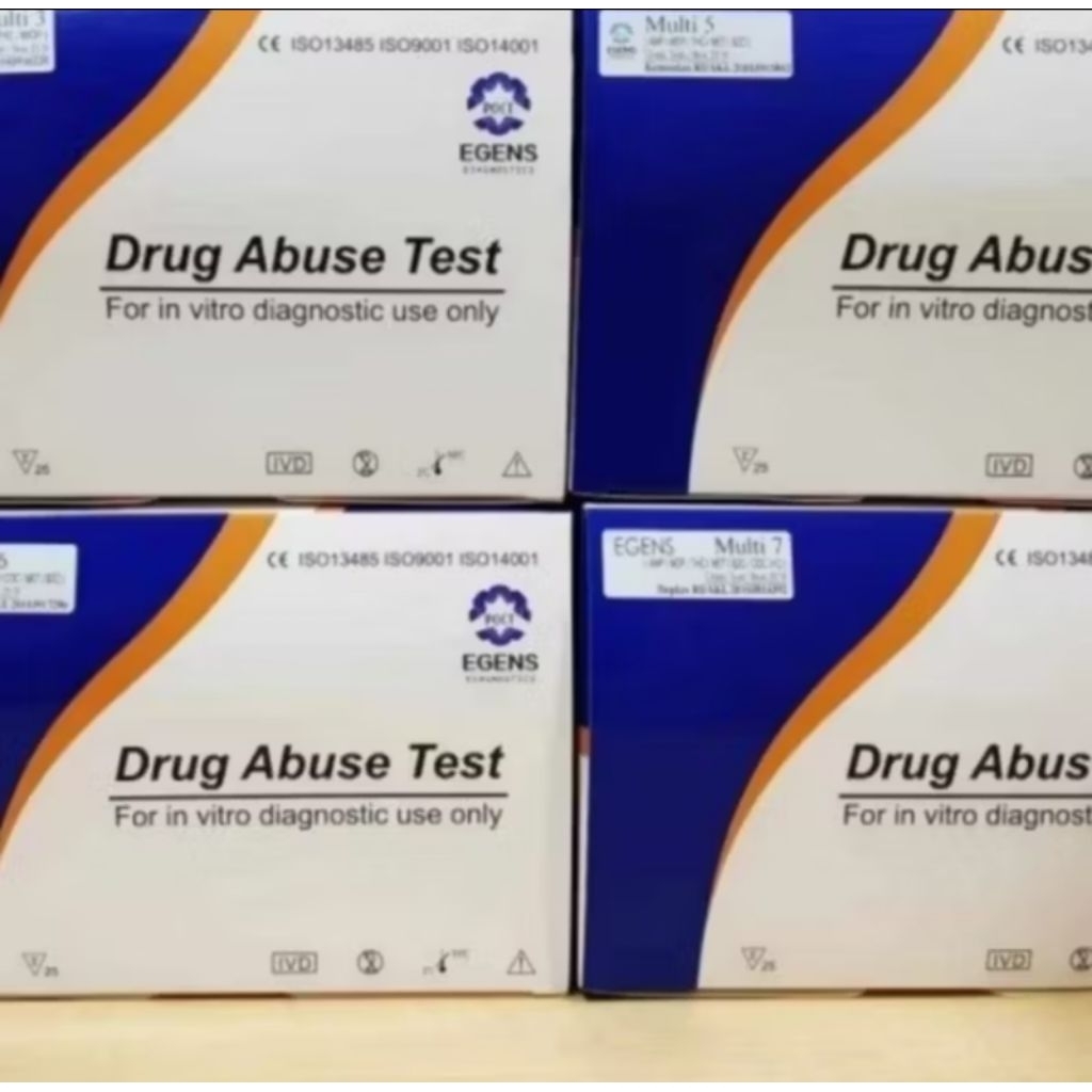 Alat Tes 5 Parameter Egens, Drug Abuse TestEgens Diagnostic Multi 5 Parameter