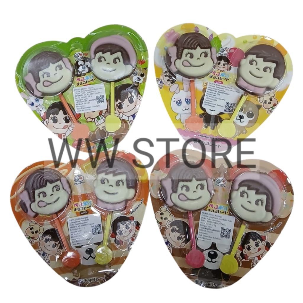 

Coklat cokelat susu Peko Poko Jepang Japan FUJIYA Milk CHOCOLATE 24g