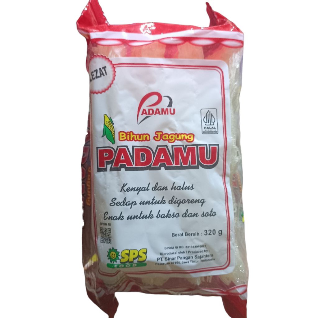 

Bihun Jagung Padamu 320gr isi 4 Keping