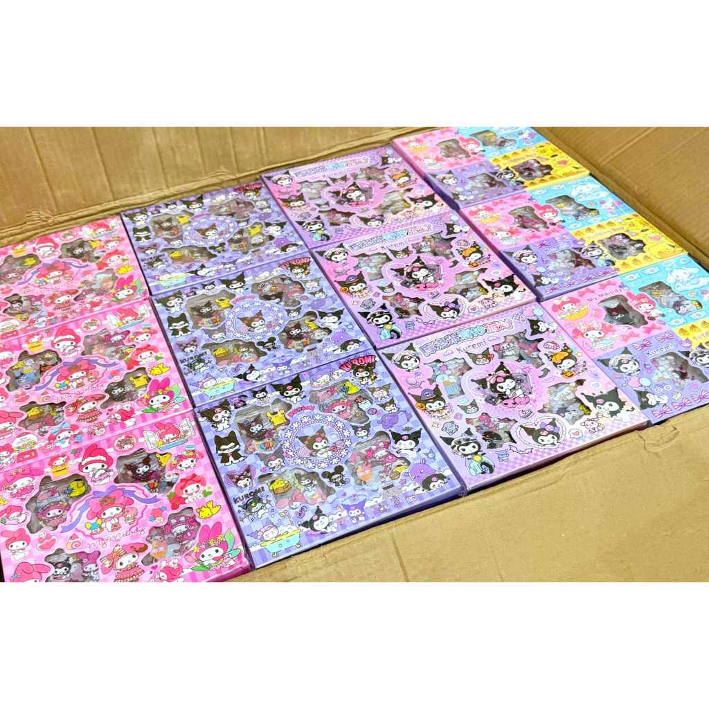 

Veiso_Stiker Sanrio/Nailong/Mobil Legends/Doraemon/Pokemon/one piece Isi 100Pcs| Stiker Cutting
