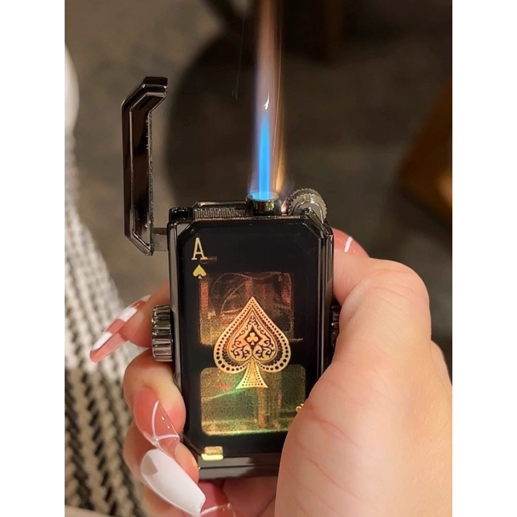 Korek api bara model spinner unik bisa isi ulang