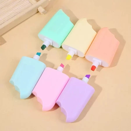 Stabilo Ice Cream Stationery Lucu Unik Penanda Buku Warna Warni Kado
