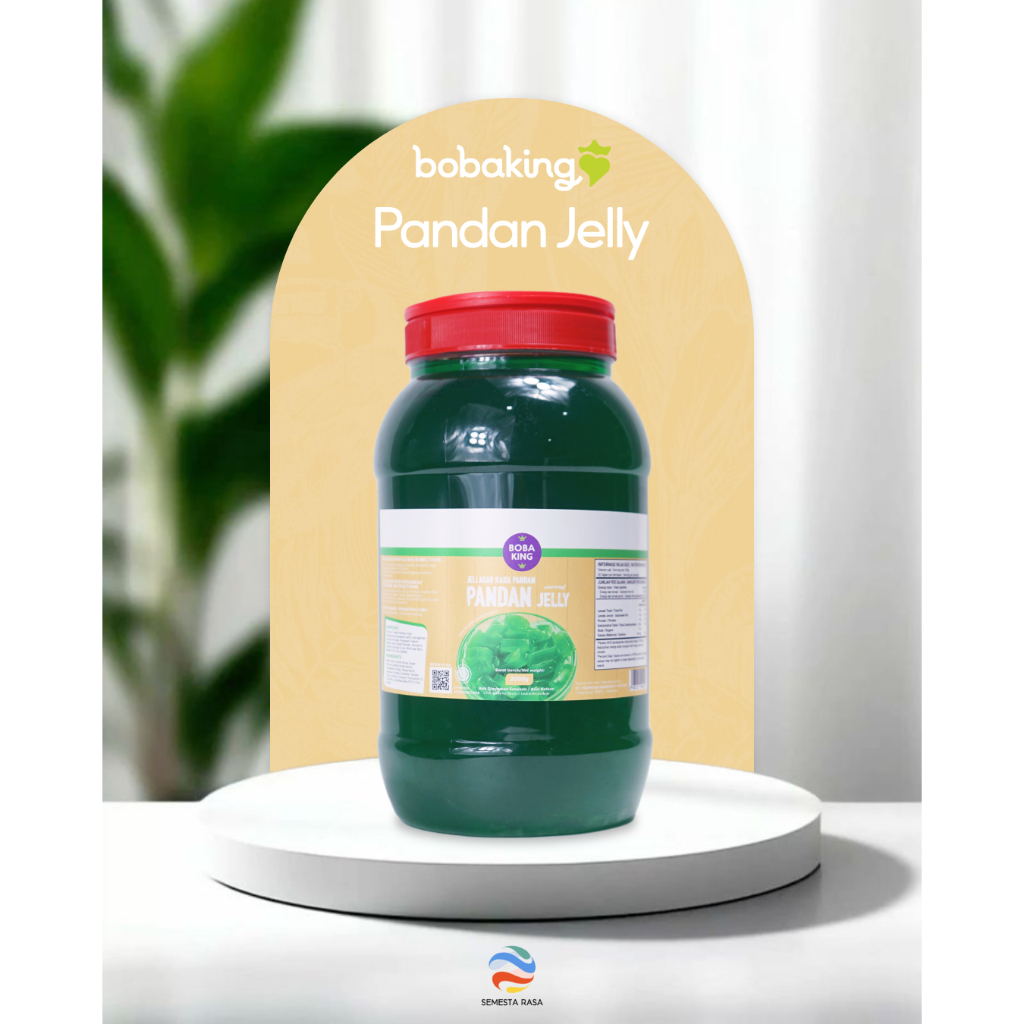 

Boba King Pandan Jelly 2KG | Jelly Rasa Pandan