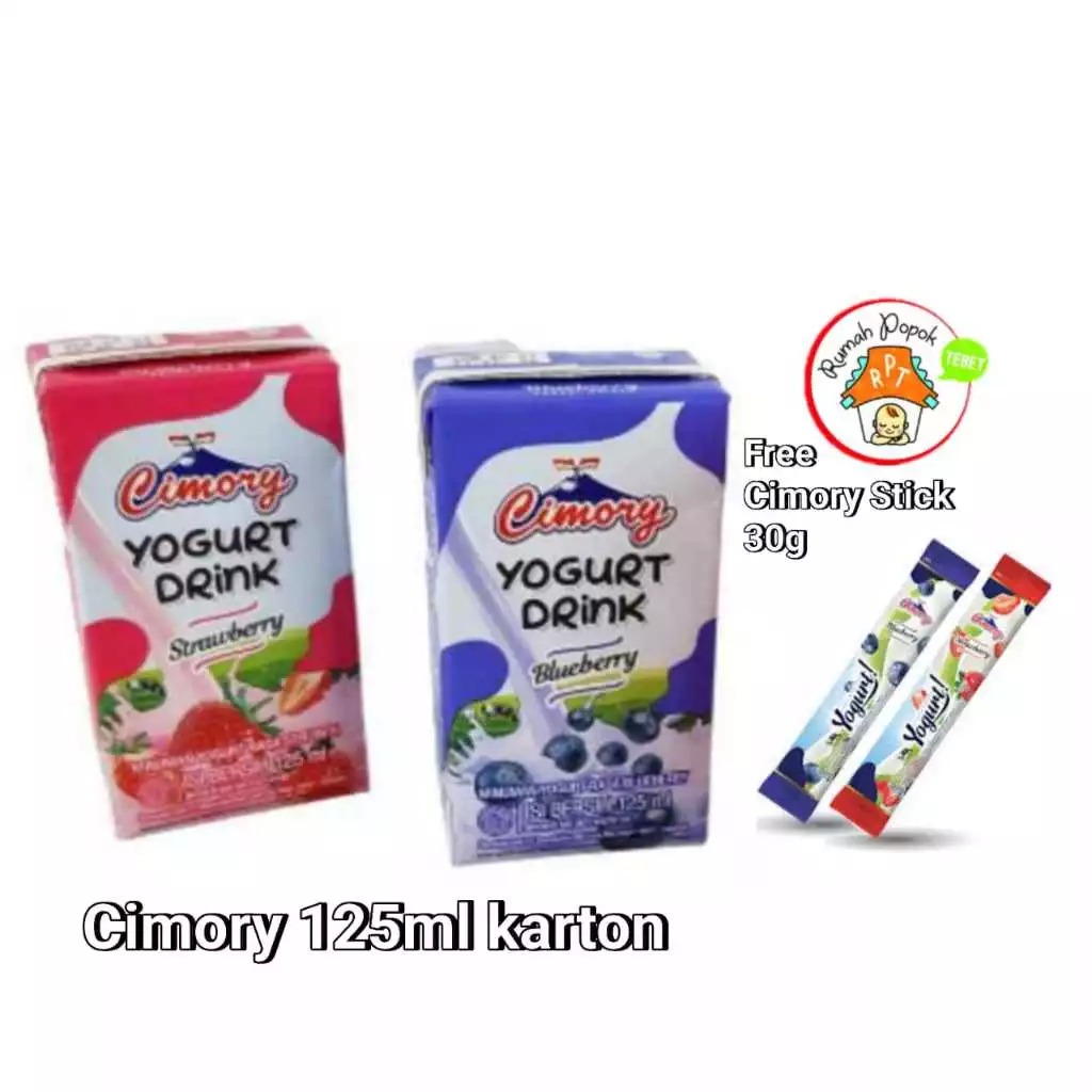 

Cimory Yoghurt 125ml Strawberry Blueberry Mix Fruit 1 Karton