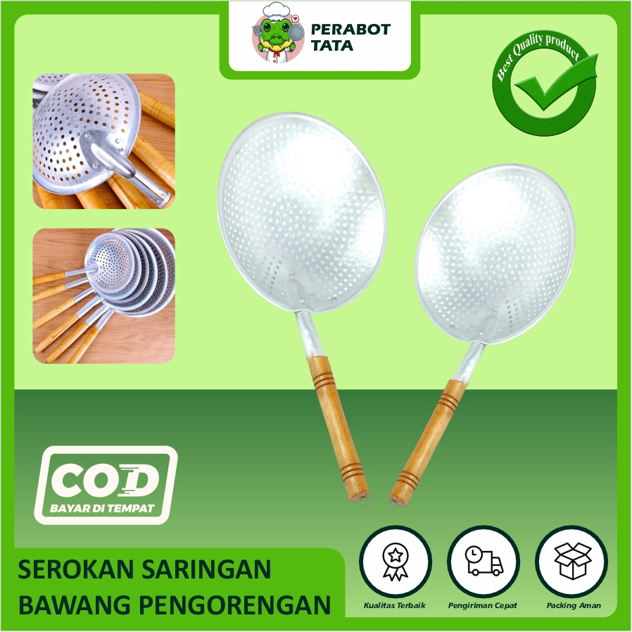 Saringan Gorengan Stainless Serokan Gorengan Serok Bawang Saringan Minyak Goreng Serokan Gorengan