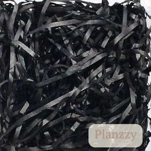

Planzzy Shredded Paper Kertas Serut Warna Hitam Untuk Kado, Hampers, Giftbox