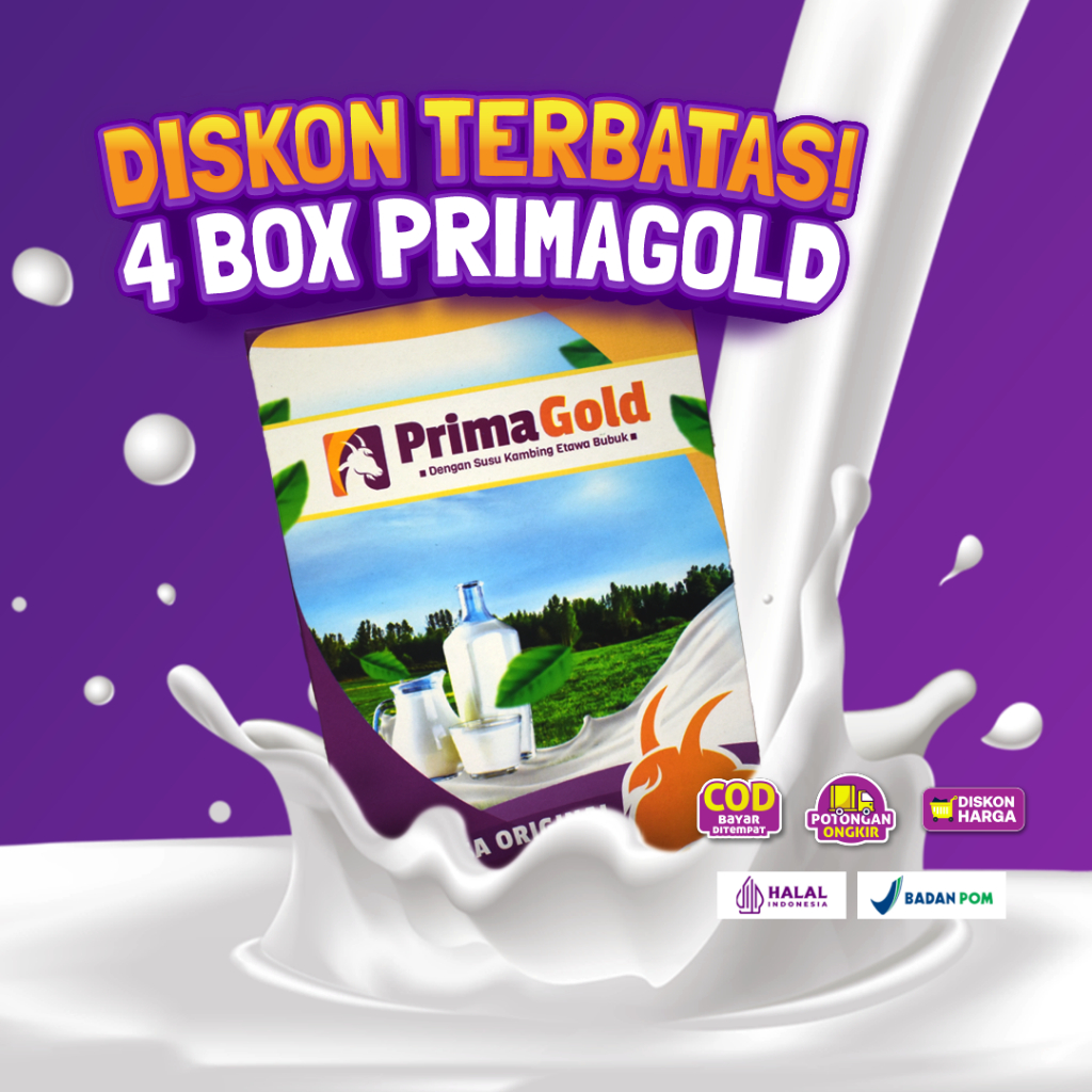 

PAKET 4 BOX SUSU ETAWA BUBUK PRIMA GOLD ATASI NYERI SENDI