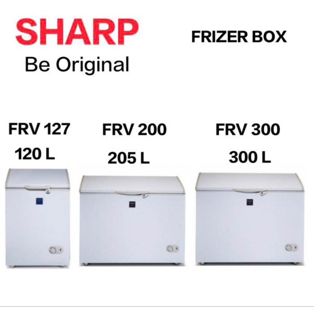 FREEZER SHARP/freezer box/FRV127/FRV200/FRV300