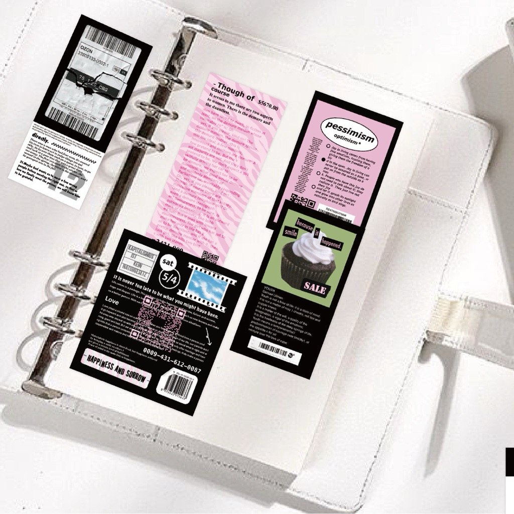 

sticker pack deco dekor journaling bullet journal bujo design mix cute lucu