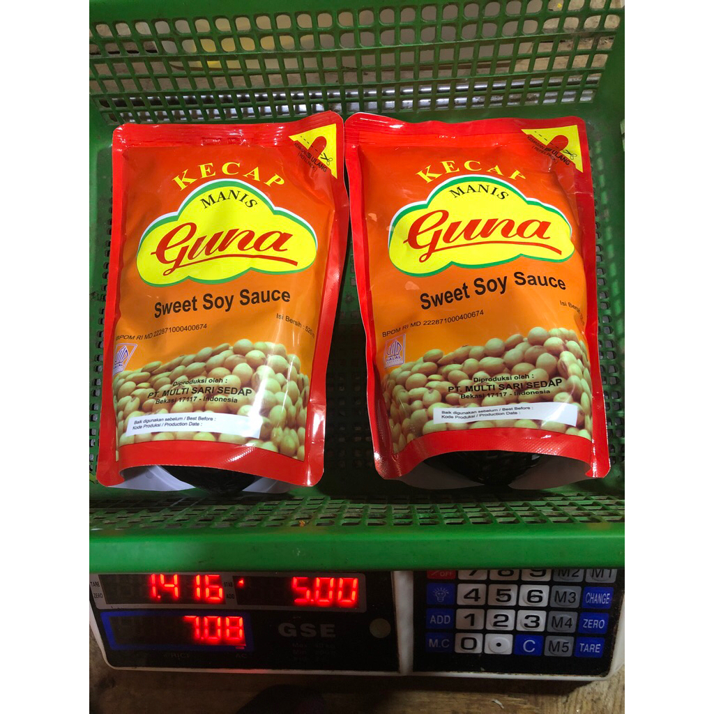 

kecap manis /kecap guna/ kecap reffil 520ml