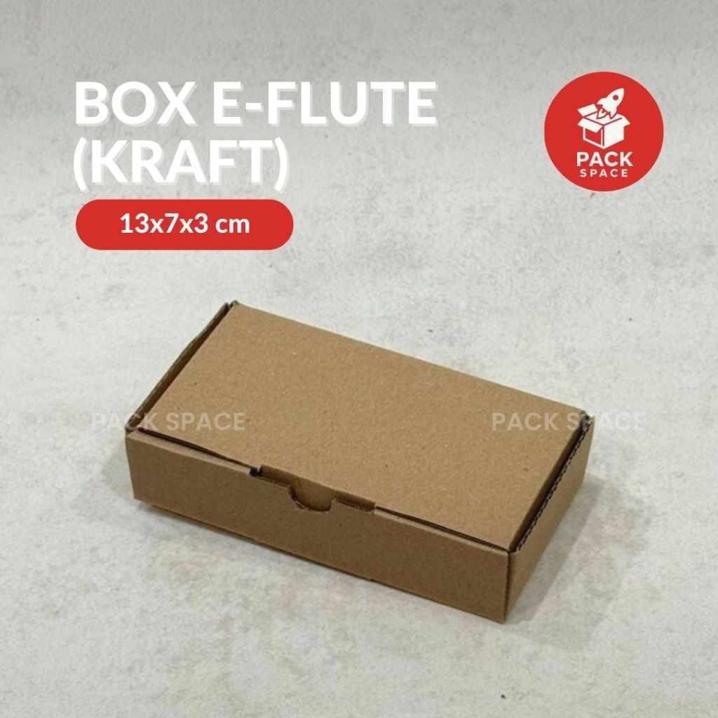 

Box Kardus E-Flute Coklat Untuk Packaging Olshop Sovenir Kotak Kado Hampers Snack Kue 13x7x3 CM