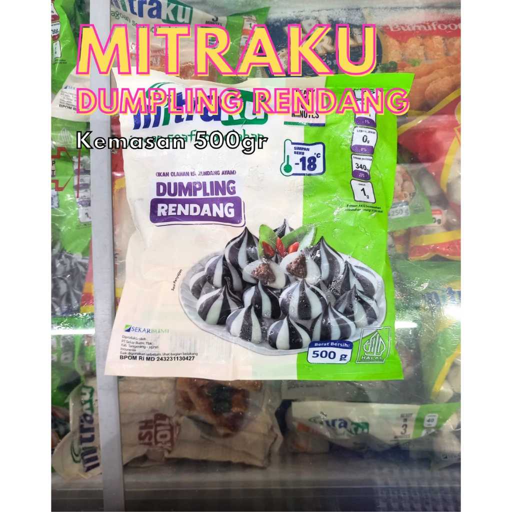 

Frozenfood MITRAKU Dumpling Rendang 500gr