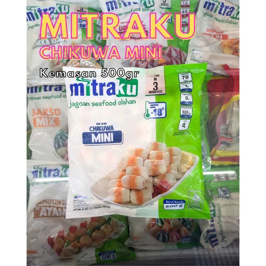 

Frozenfood MITRAKU Chikuwa Mini 500gr