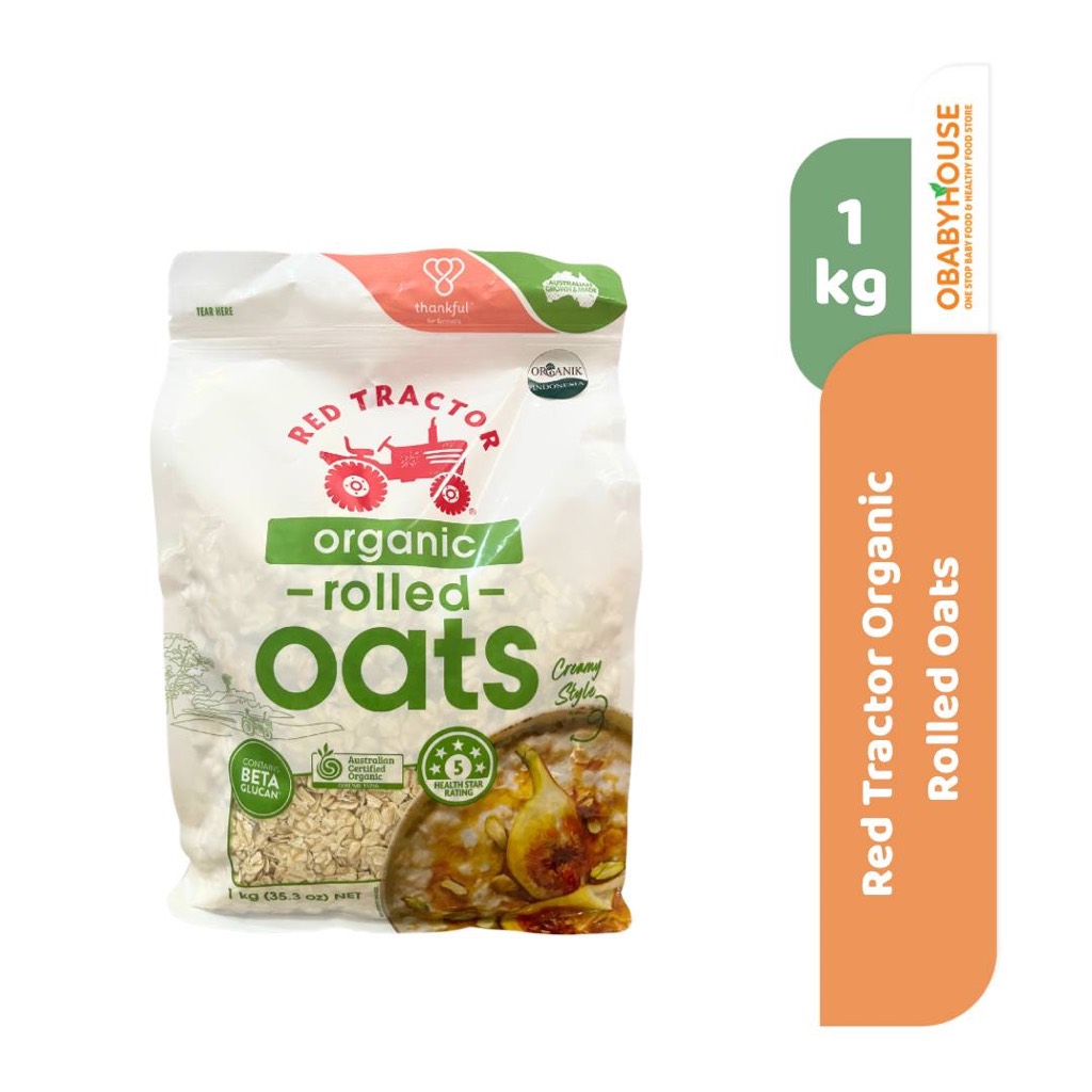 

Red Tractor Organic Rolled Oats 1 Kg