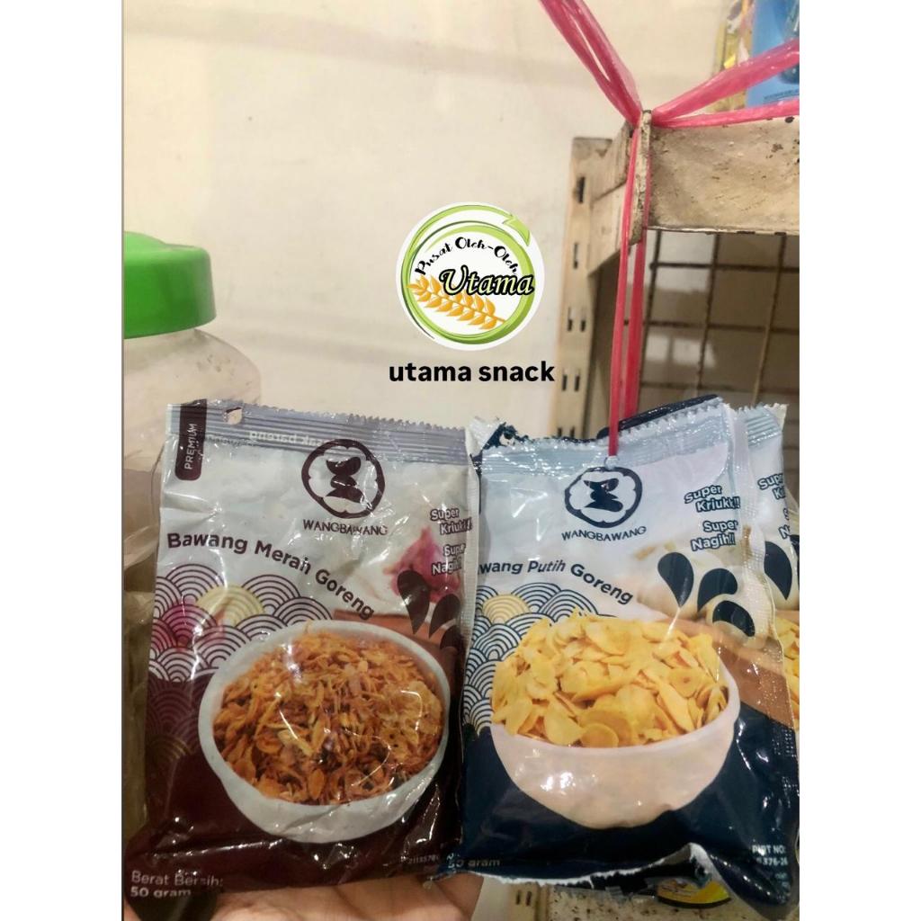 

WangBawang Bawang Goreng 50gr - Bawang Merah Goreng - Bawang Putih Goreng - Bawang Goreng Krispi - Bawang Taburan Makanan - Bawang Goreng gurih