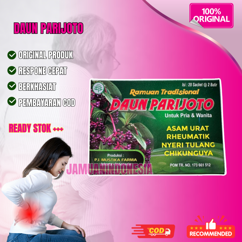 

Daun Parijoto Jamu Ramuan Paten Tablet Original