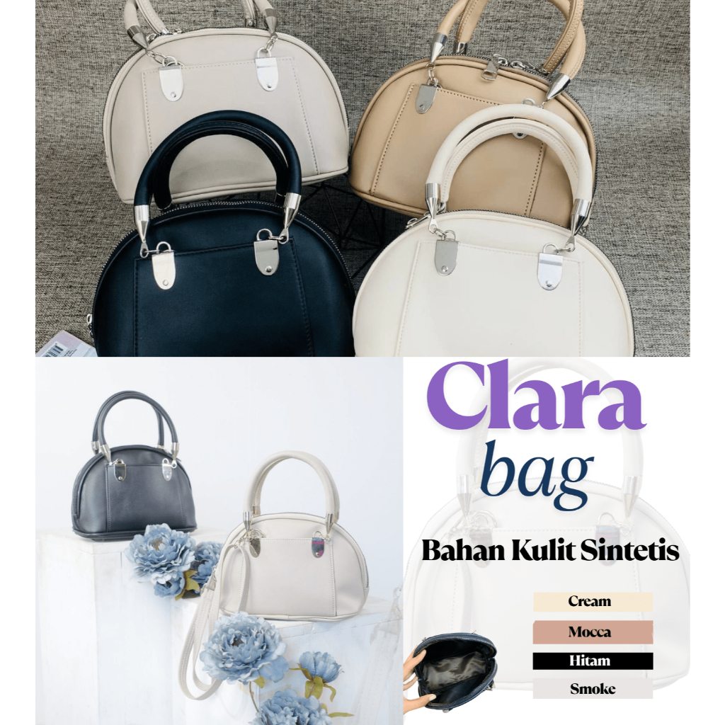 Tas Wanita Kekinian ~ CLARA BAG / Tas Brand Lokal Premium
