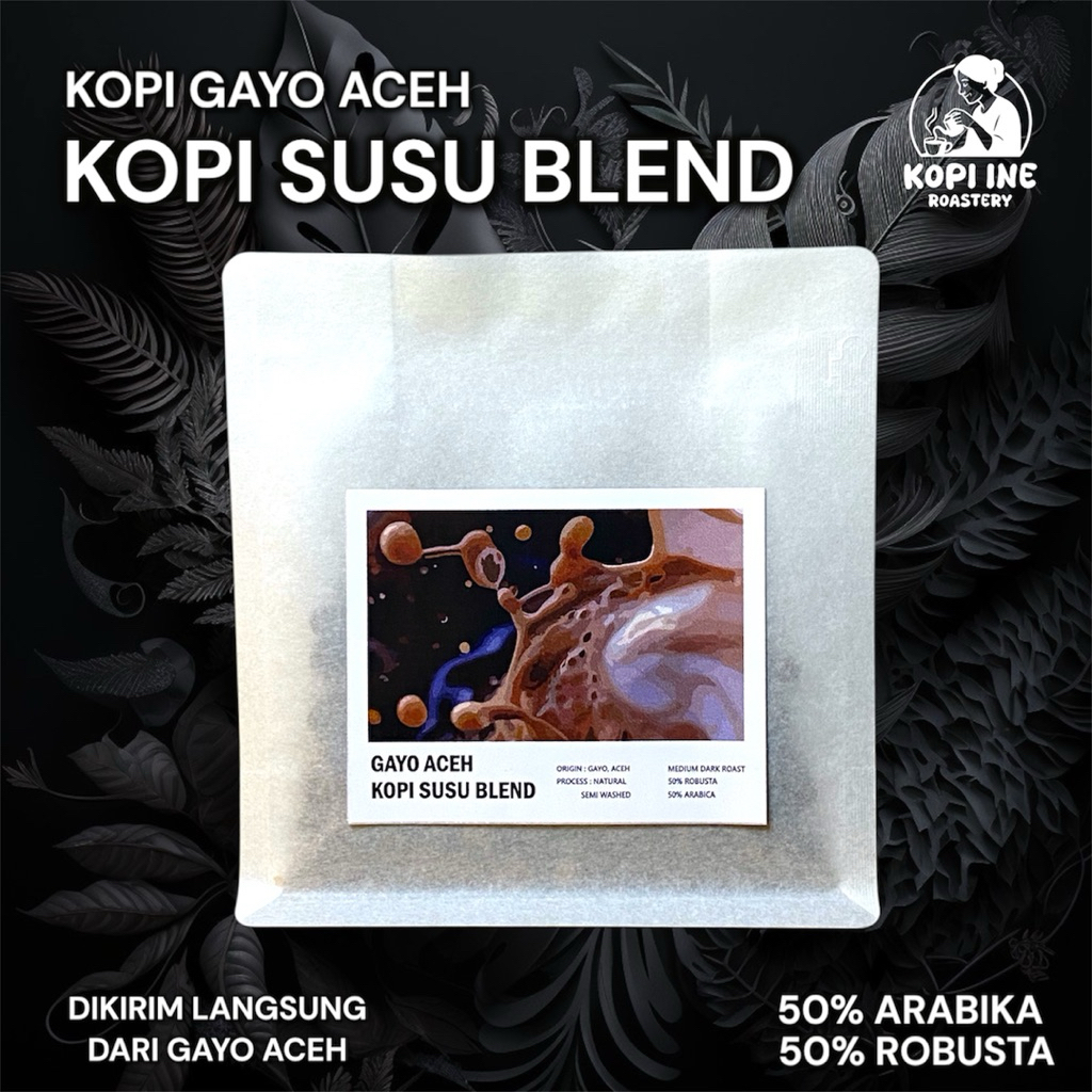 

Kopi Gayo Aceh-Kopi Susu Blend 50% Arabika 50% Robusta Gayo Premium Coffee