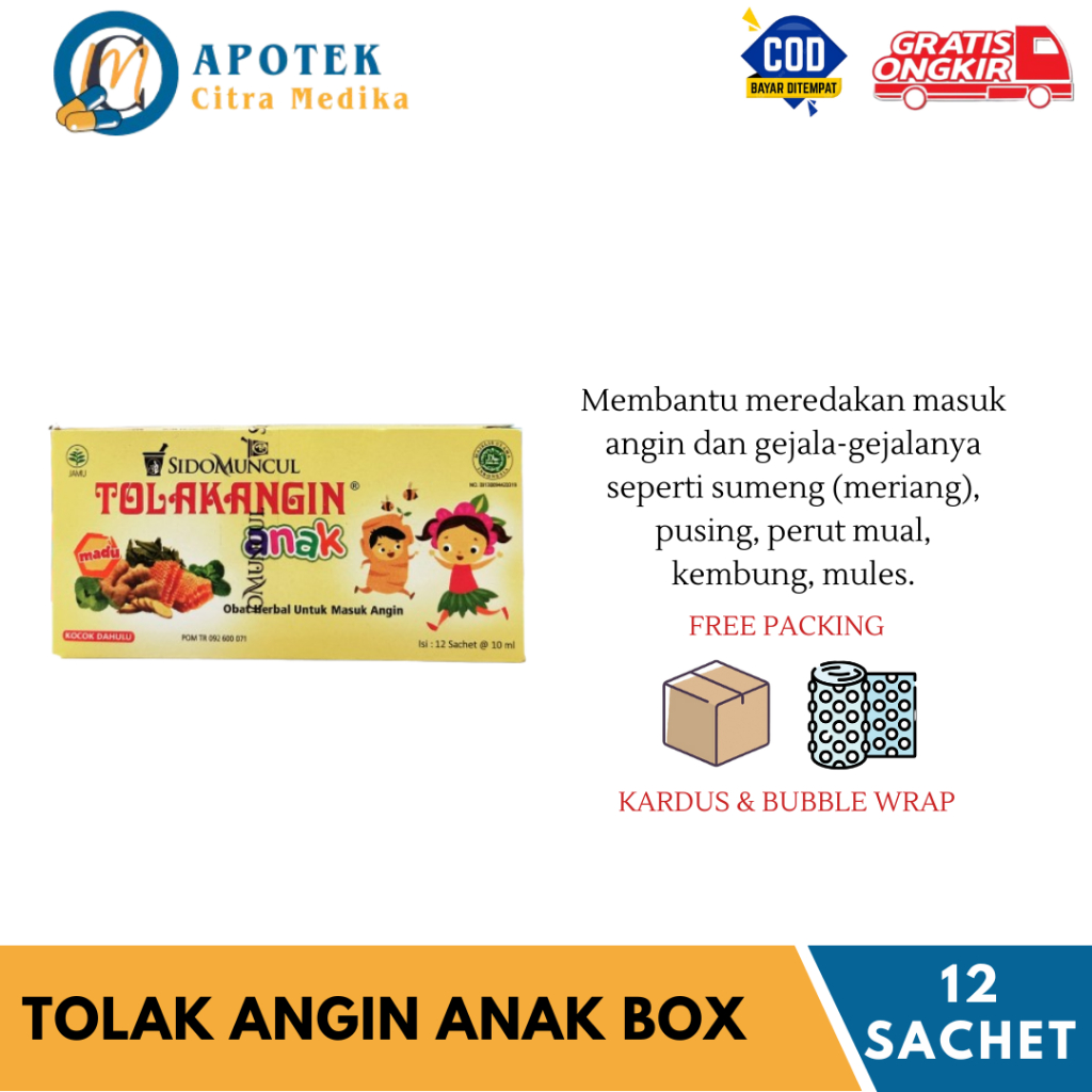 

Tolak Angin - Meredakan Masuk Angin, Mual, dan Kembung