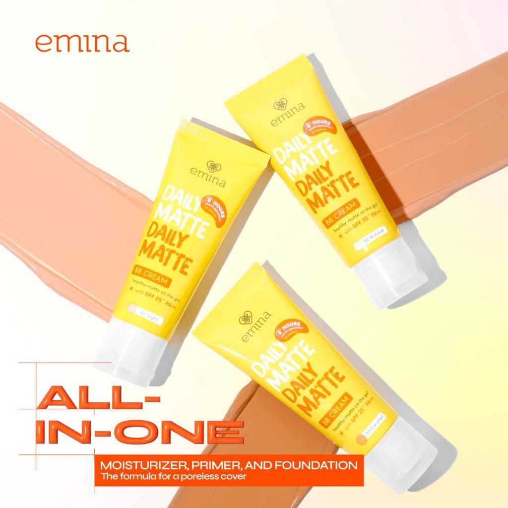Emina Daily Matte BB Cream 16gr / Emina BB Cream Daily Matte