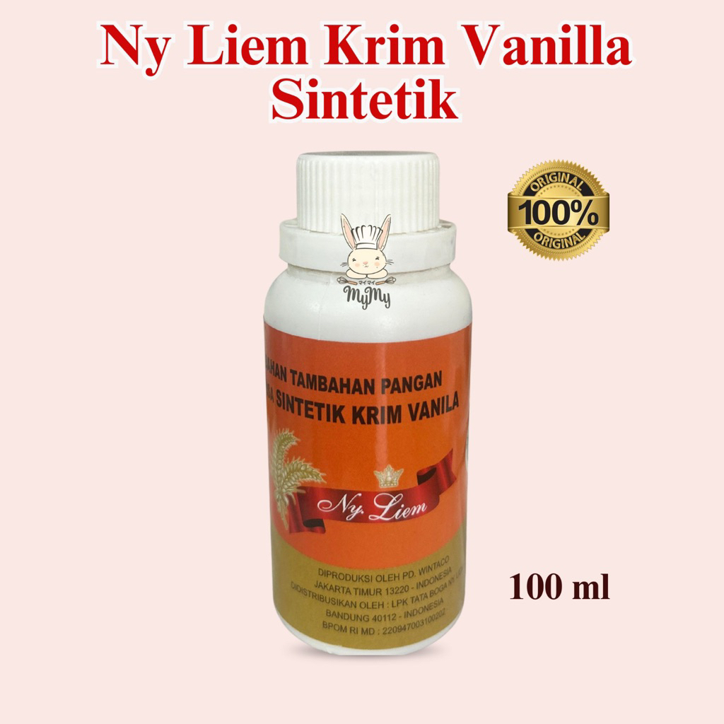 Ny Liem Perisa & Pewarna Sintetik Krim Vanilla 100ml