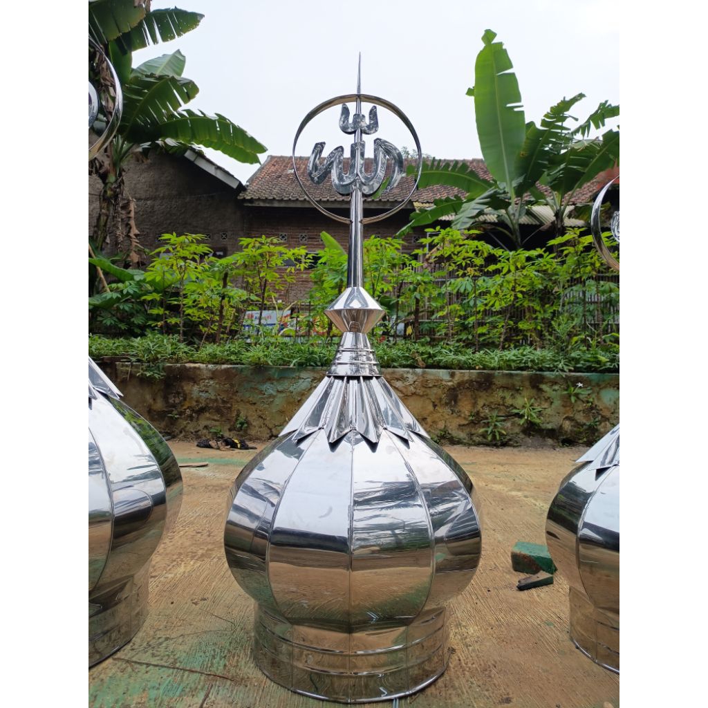 Kubah Masjid Stainless Ukuran 40cm