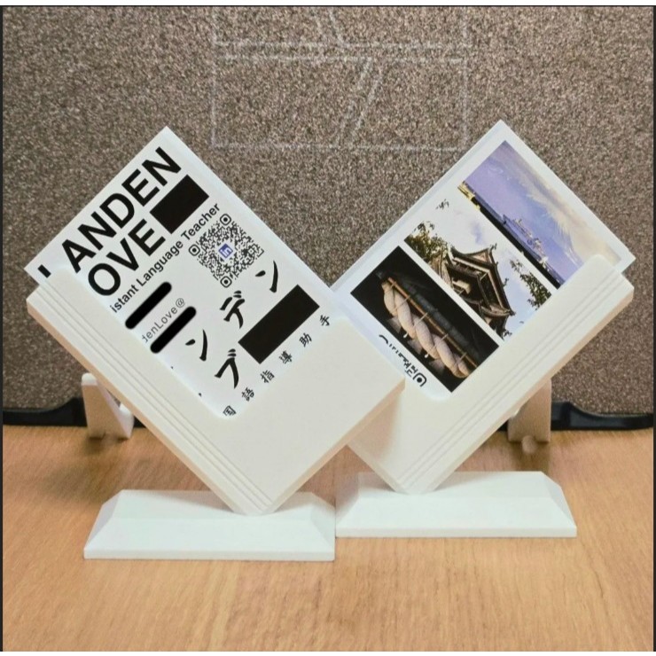 

Tempat Display Kartu Nama Business Card Holder Stand Elegan & Modern untuk Tampilan Profesional dan Efisien