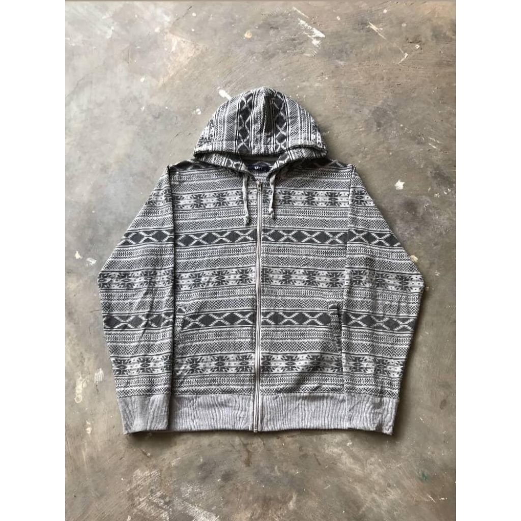 Pattern Navajo Zipper Hoodie