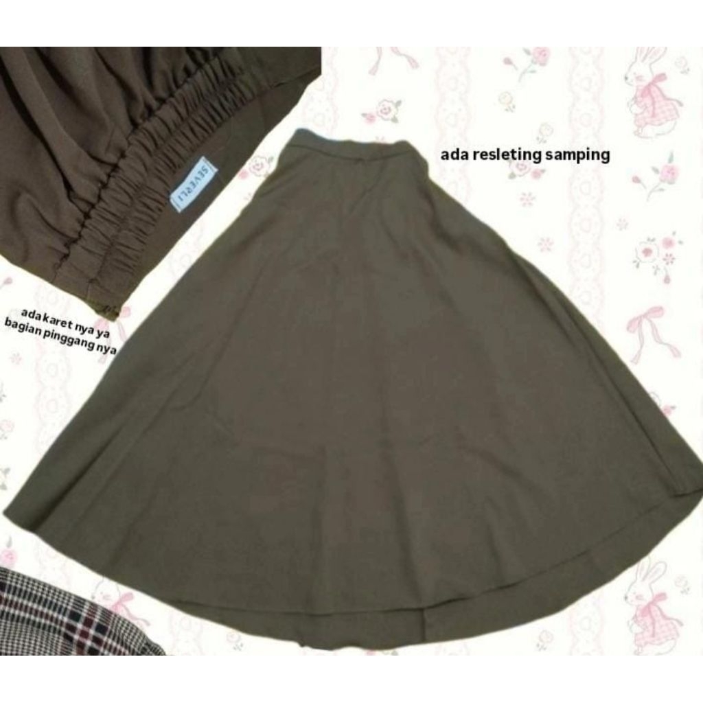 severli FUJI skirt / rok kerja kuliah
