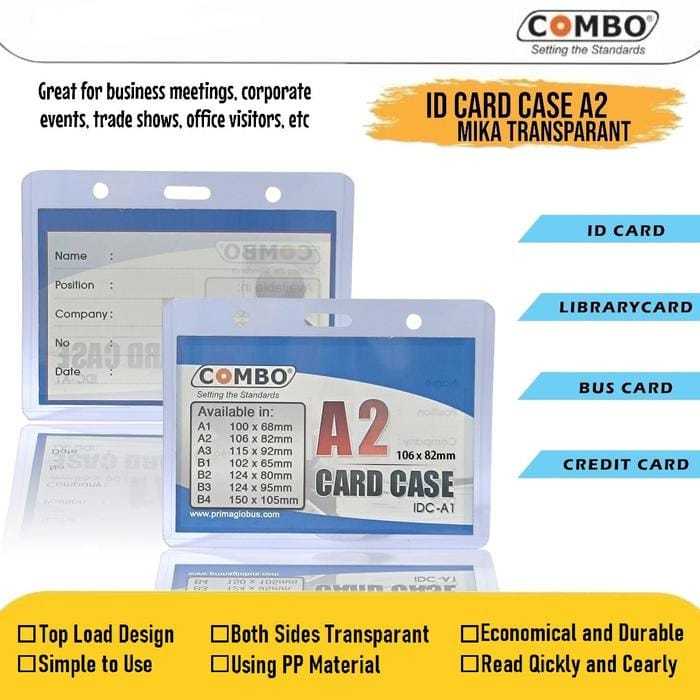 ID Kartu Card Case A2 Combo