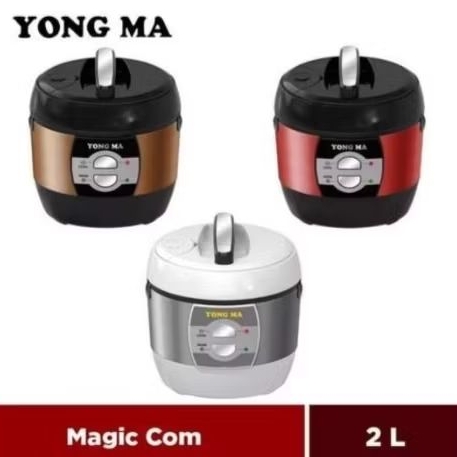 Magic Com 2 Liter YONG MA SMC-7033 Gold Iron Wing Rice cooker  anti lengket