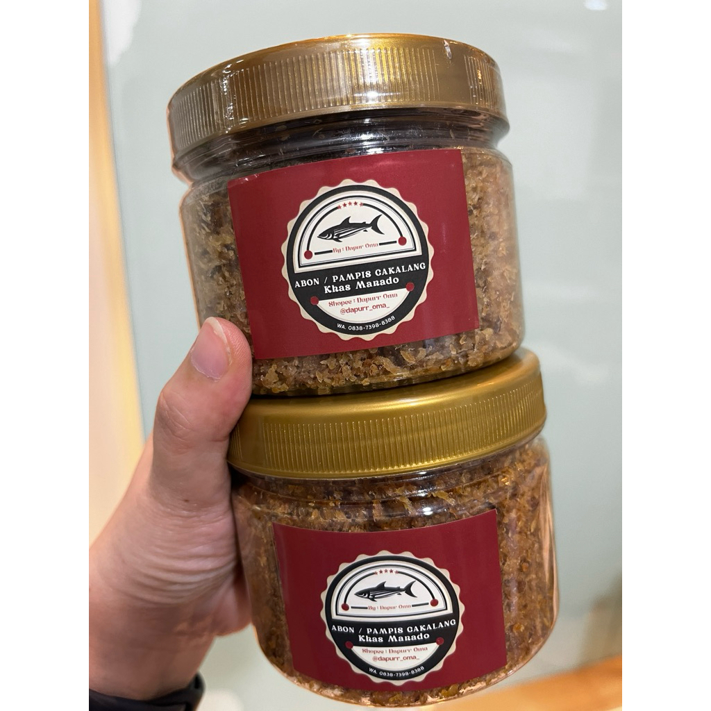 

Abon ikan cakalang khas Manado ORIGINAL 220gram| tidak Pedas | full ikan | tanpa pengawet dan MSG
